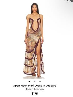 Jaded London Leopard Maxi Dress